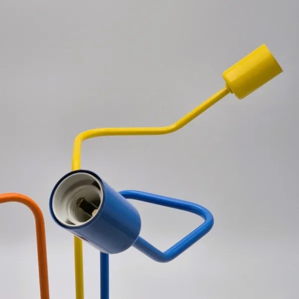 Lampadario a plafone MATYLDA 3xE27/60W/230V colorato