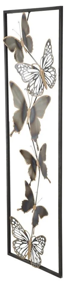 Decorazione murale in metallo Farfalle, lunghezza - Mauro Ferretti