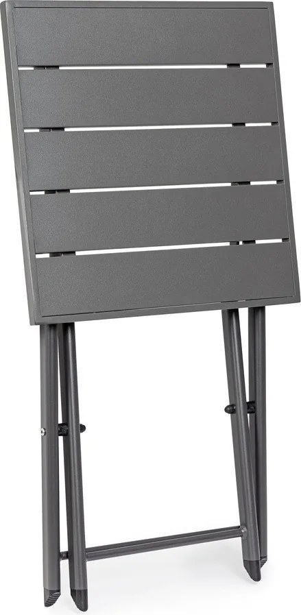 Tavolino da giardino in alluminio 43x44 cm Taylor - Bizzotto