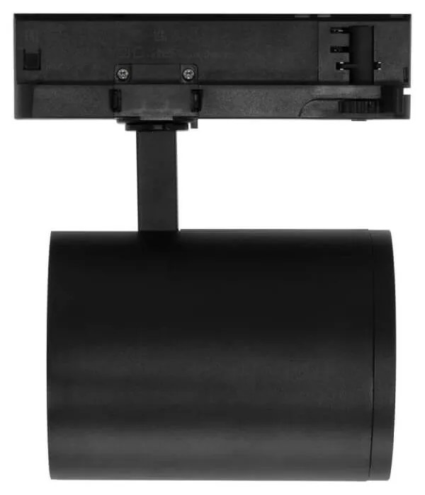 Faro LED 12W-40W Trifase Nero, CRI90 UGR19, 45° - KGP driver Colore Bianco Naturale 4.000K
