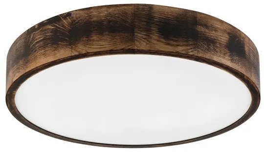 Brilagi - Plafoniera LED CARVALHO SMOKEY LED/36W/230V, finitura in rovere, diam. 47,5 cm