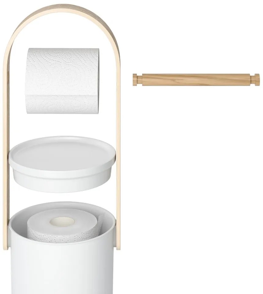 Porta carta igienica bianco in plastica Bellwood – Umbra