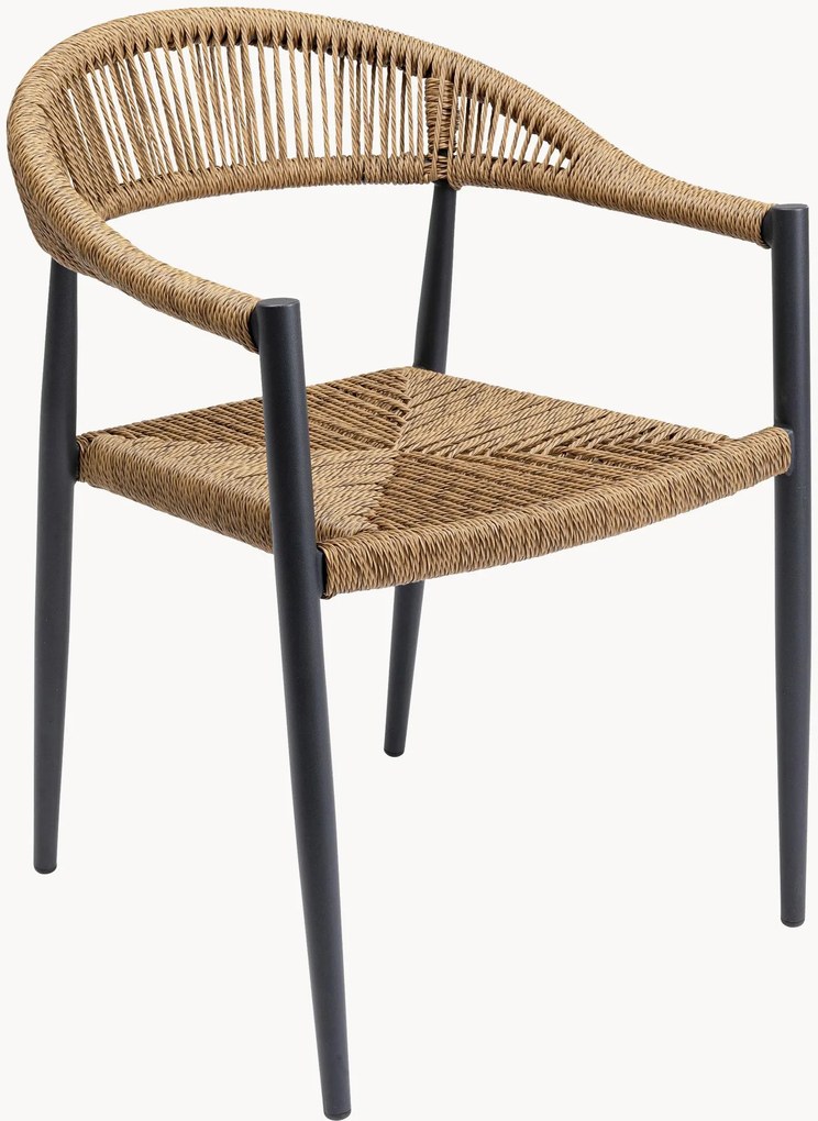 Sedia da giardino con braccioli Palma