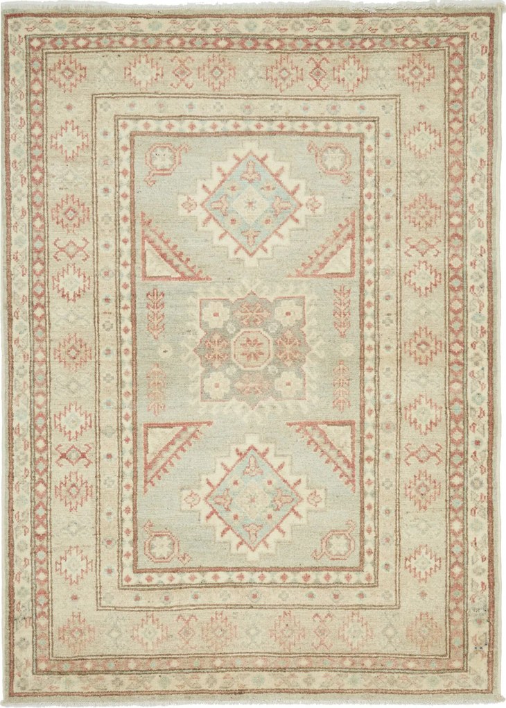 Kazak Tappeto 100x140 (Pakistan) Annodato A Mano
