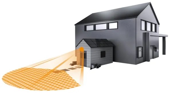 STEINEL 660215 - Rilevatore di movimento IS 130-2 nero IP54