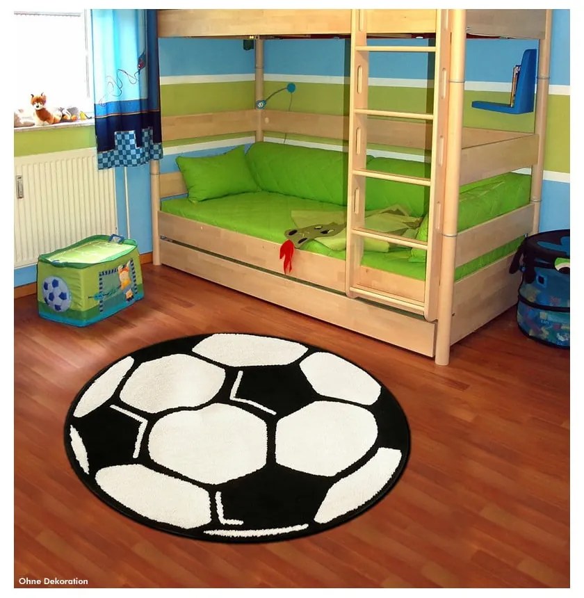 Tappeto per bambini , ⌀ 100 cm Football - Hanse Home