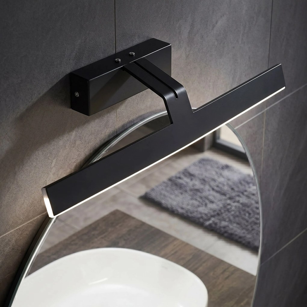 Applique da bagno LED SWE010-1W 43cm BLACK