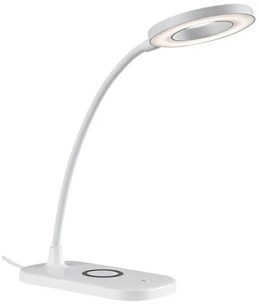 Rabalux 74014 - Lampada da tavolo LED dimmerabile con funzione Touch HARDIN LED/5W/5V bianco
