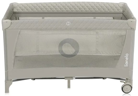 Lionelo - Lettino da viaggio FLOWER Cappuccino