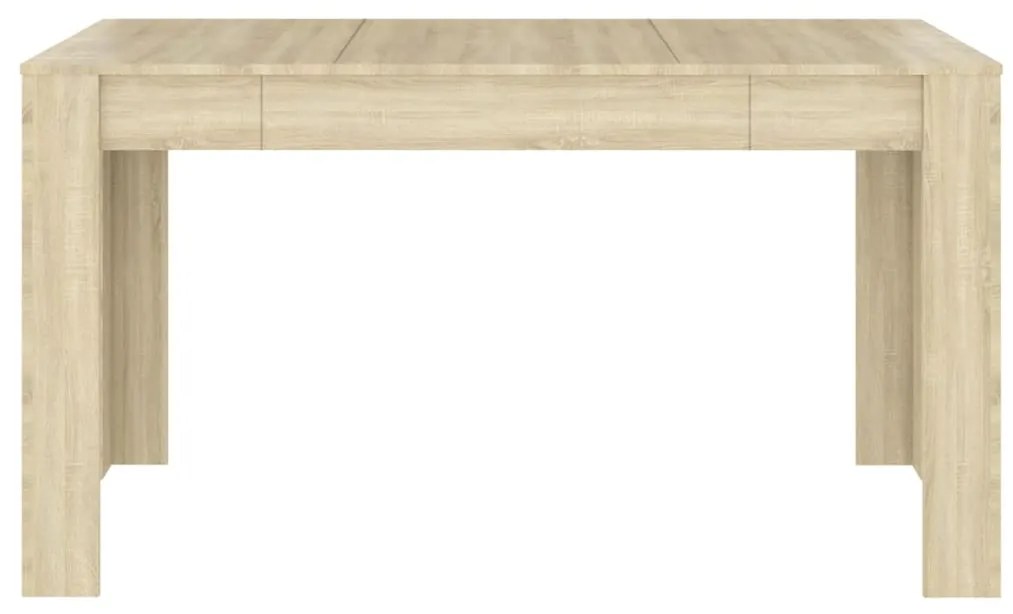 Tavolo da pranzo rovere sonoma 140x74,5x76 cm in truciolato