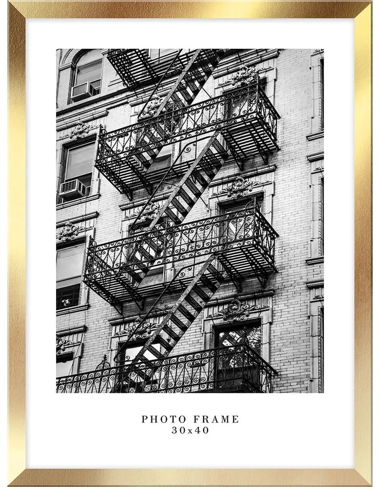 Cornice dorata da appendere, 33 x 43 cm Floryda - Styler