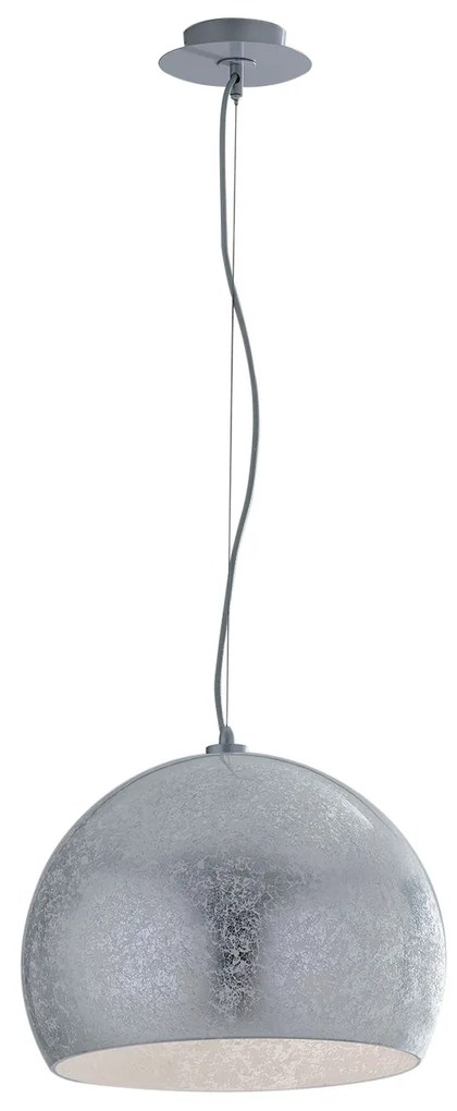 Lampadario Sospensione Paris Class Colore Silver 60W