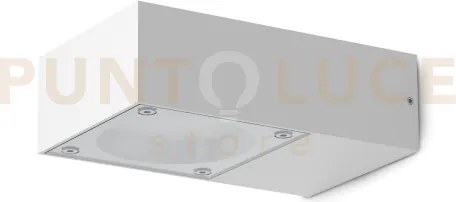 Sirio applique a parete da esterno ip65 1 luce attacco gx53 bianco