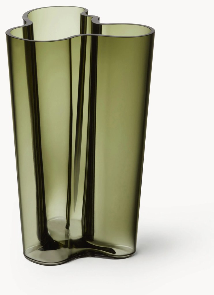 Vaso in vetro soffiato Alvar Aalto, alt. 25 cm