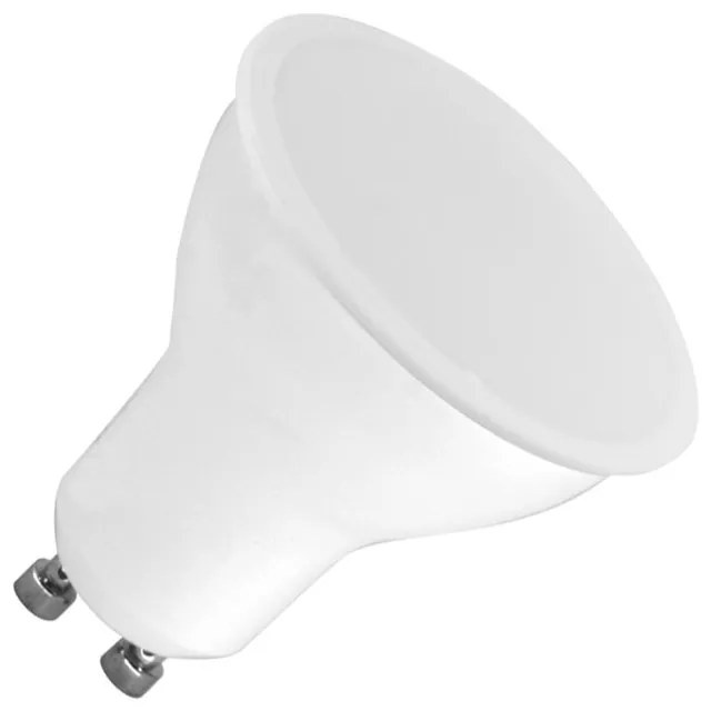 Faretto LED GU10 8W angolo 120° CRI92 No-Flickering Colore Bianco Naturale 4.000K