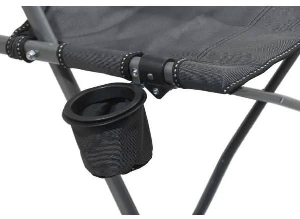 Sedia da campeggio pieghevole grigio