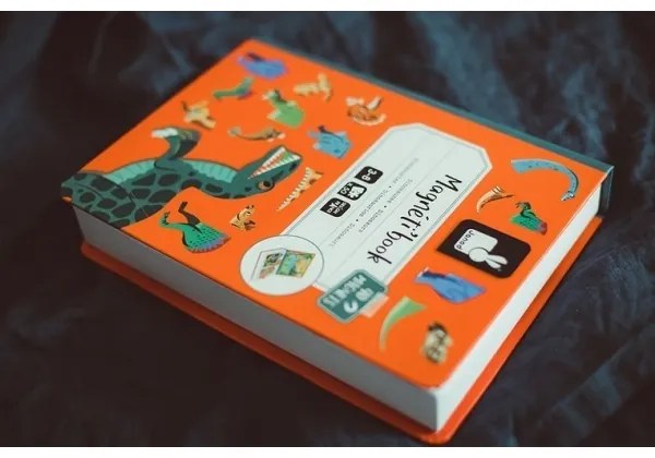 Janod - MAGNETIBOOK dinosauri gioco magnetico interattivo