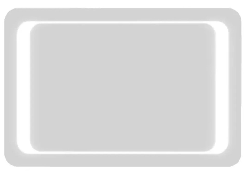 Specchio Rettangolare 90x60 Con Illuminazione Led Savini Due