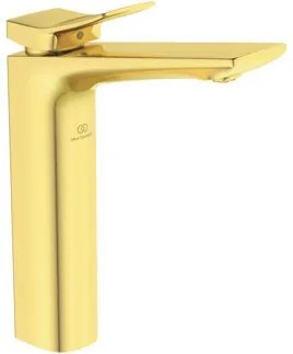 Ideal Standard Conca Miscelatore Monocomando Lavabo con scarico Oro Spazzolato