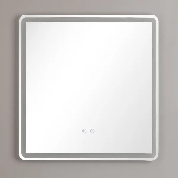 Brilagi - Specchio da bagno LED dimmerabile, riscaldato, con retroilluminazione BELLA LED/16W/230V 60x60 cm IP44