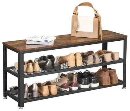 Scarpiera DAVOR marrone/nero