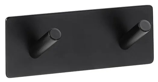 Gancio 11,5x4,5 cm acciaio inox/nero