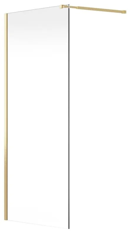 Parete doccia all'italiana - Dorato - 120x200 cm - DAREN