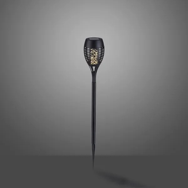 JUST LIGHT. 19106-18-3 - Set 3x LED lampade solari FACKEL LED/0,24W/1,2V nero