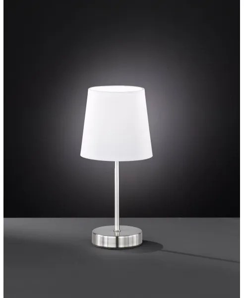 Wofi 832401060000 - Lampada da tavolo CESENA 1xE14/42W/230V bianco