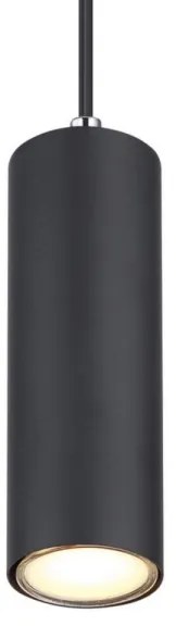 Globo 57911HB - Lampadario a sospensione con filo ROBBY 1xGU10/35W/230V nero