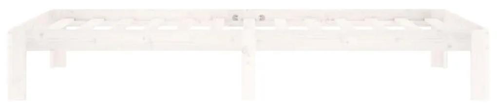 Giroletto bianco in legno massello di pino 100x200 cm