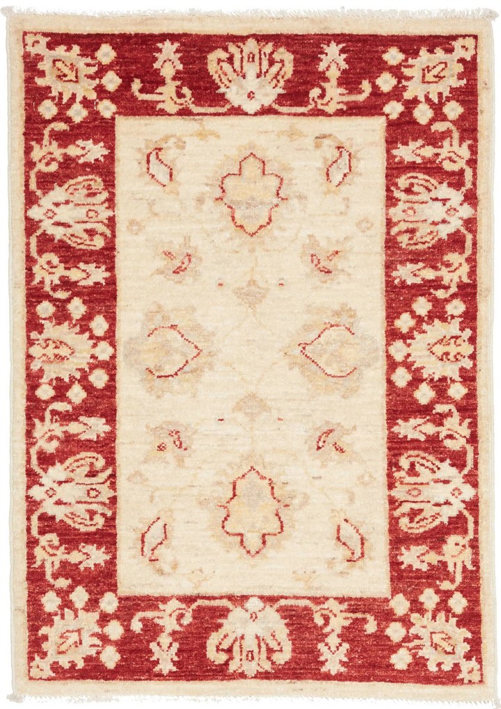 Ziegler Tappeto orientale 90x60 Beige (Pakistan) Annodato A Mano