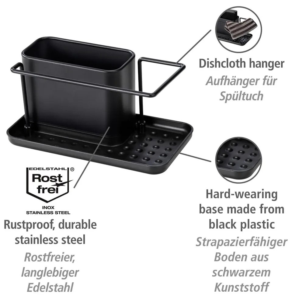 Rastrelliera in metallo per detersivi Orio - Wenko