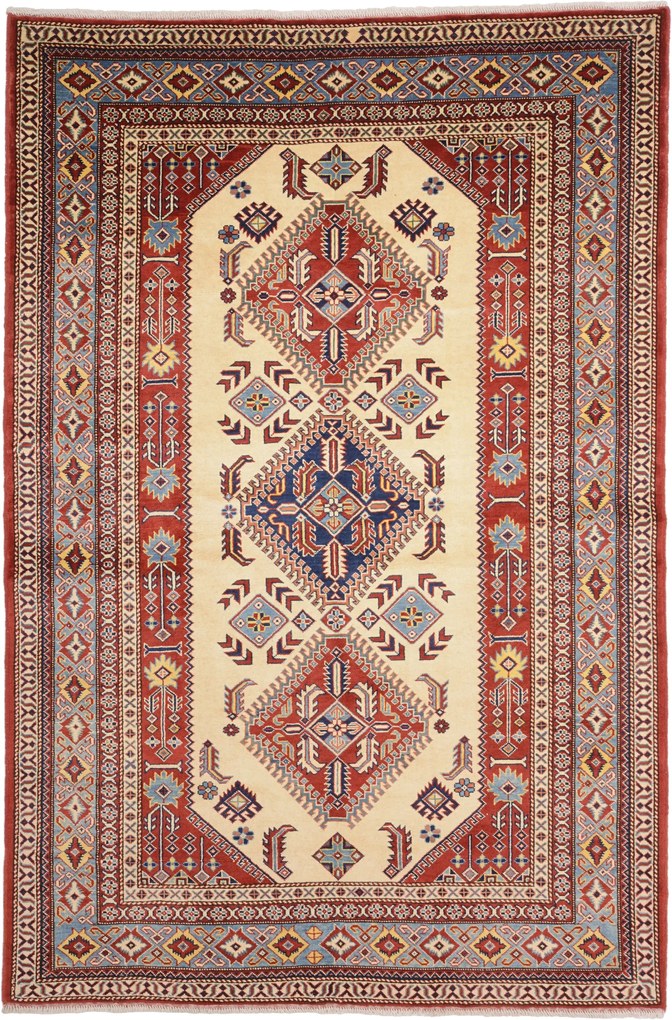 Kazak Tappeto orientale 150x230 (Indian) Annodato A Mano
