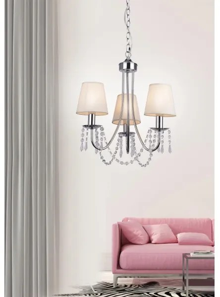 Lampadario su catena RUTI 3xE14/40W/230V