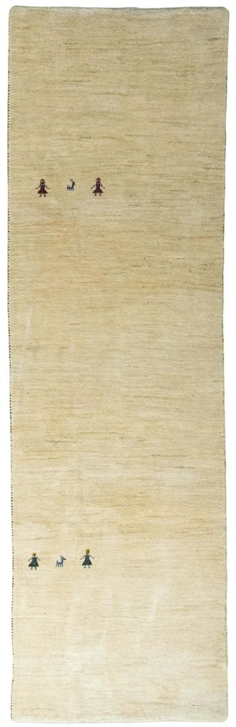 Gabbeh Tappeto persiano 300 x 90 Beige (Iran) Annodato A Mano