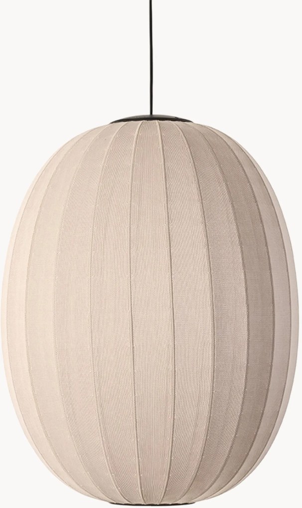 Lampada a sospensione a LED grande fatto a mana Knit-Wit