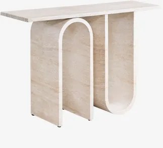 Consolle Da Esterno In Cemento Effetto Travertino Ceravi Look Travertino - Sklum