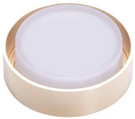 Azzardo AZ4390 - Lampada da incasso a LED per bagno KASTORIA 7W/230V IP44 oro