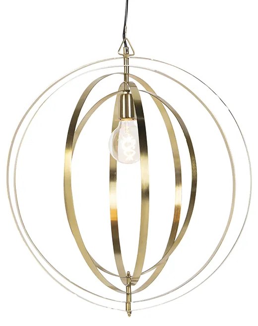 Lampada a sospensione vintage in ottone - Rings