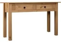 Tavolo Consolle 110x40x72 cm Legno Massello Pino Panama Range cod mxl 29821