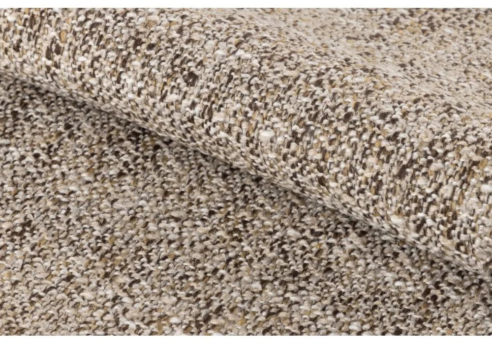 Poltrona beige in tessuto bouclé Elmont - Actona