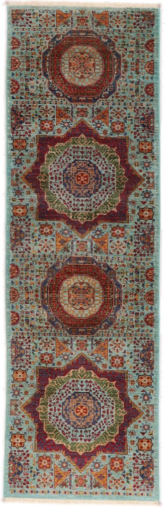 Mamluk Tappeto orientale 280 x 90 (Afghanistan) Annodato A Mano