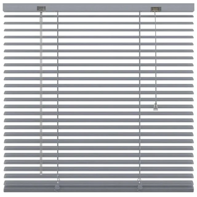 Veneziana Odessa in alluminio, argento 80 x 180 cm, Larghezza lamelle: 25 mm