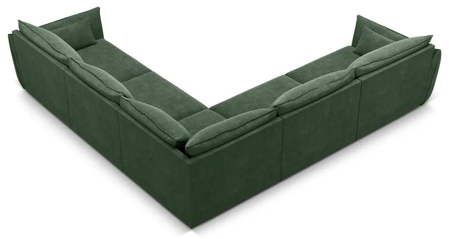 Divano angolare verde scuro (variabile) Vanda - Mazzini Sofas