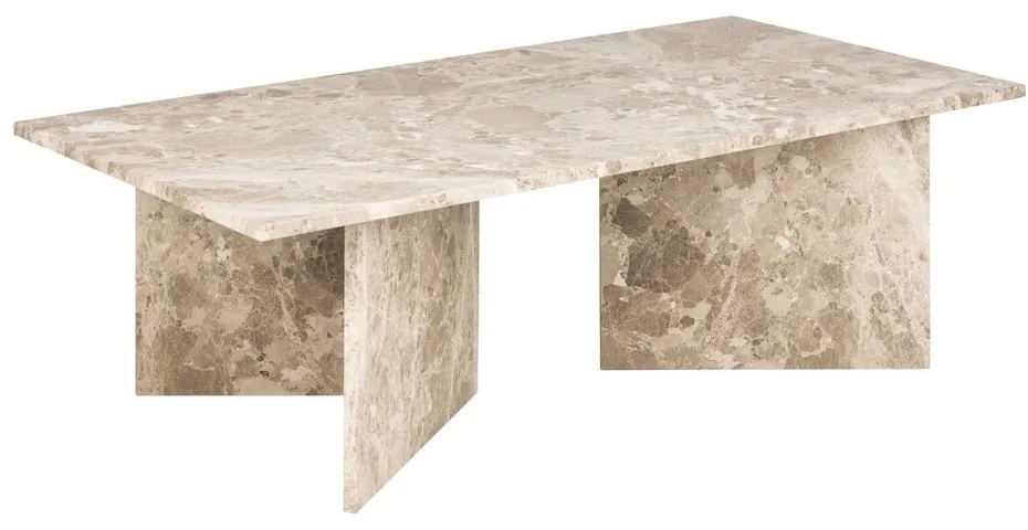 Tavolino in marmo beige 70x140 cm Vega - Actona