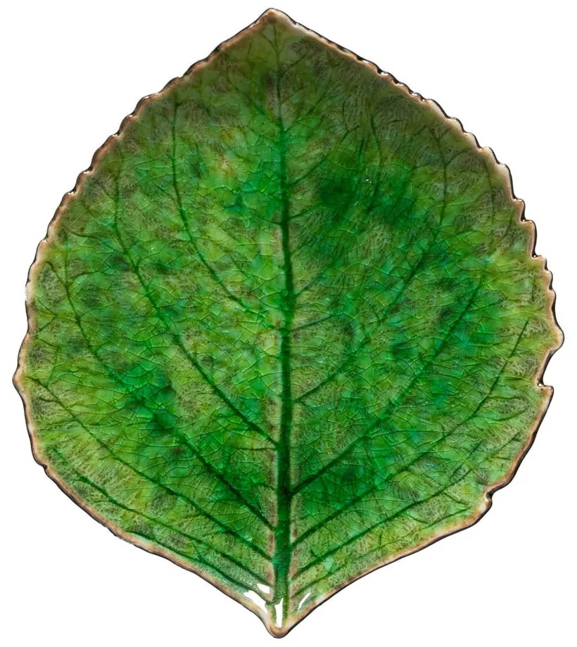 Piatto in gres verde, 15 x 17 cm Riviera - Costa Nova