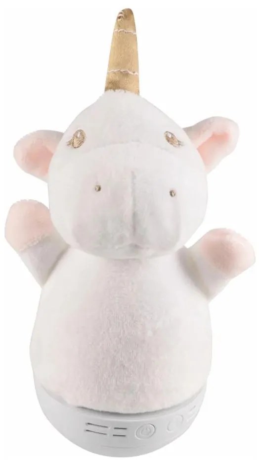 Lampada notturna LED RGB per bambini con melodia, 3xAAA/5V, unicorno