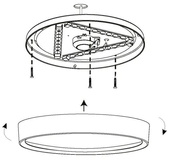 Eglo 98603 - Plafoniera LED MUSURITA LED/16,8W/230V