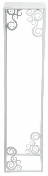 Portafiori 80x24 cm bianco